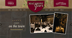 Desktop Screenshot of macaronijoes.com
